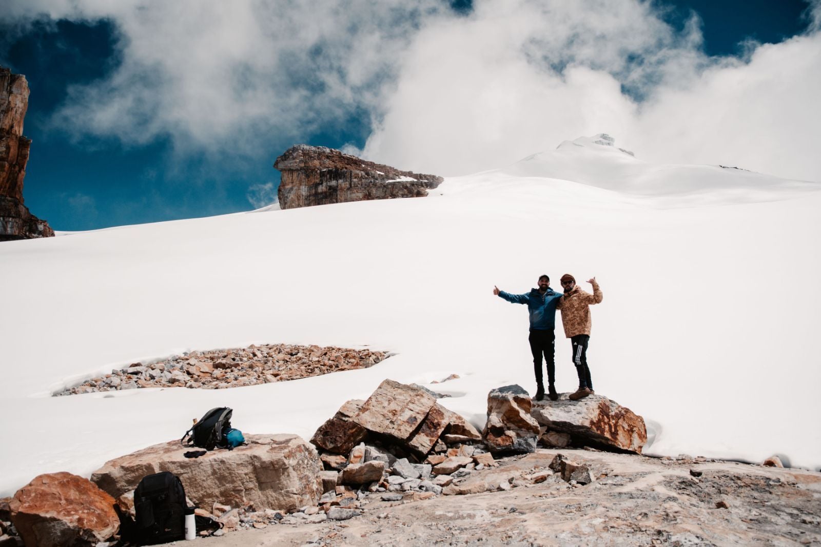 Trekking en la nieve del Parque Nacional El Cocuy