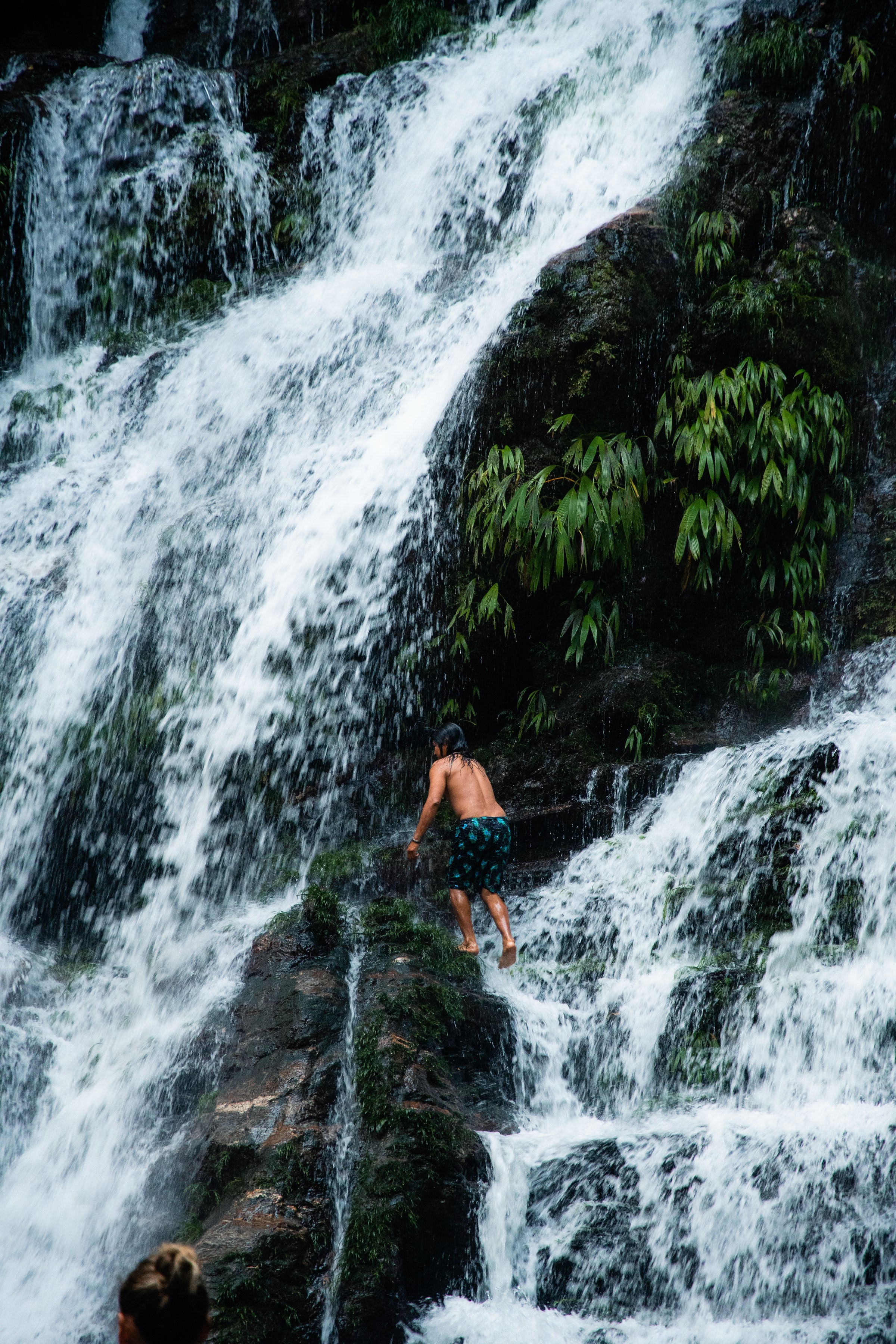Cascada y río cristalino en la Sierra Nevada